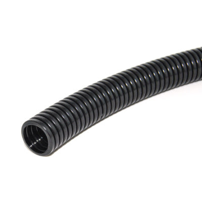 21.2mm OD Corrugated Flexible Conduit Black 10 Mtr Length