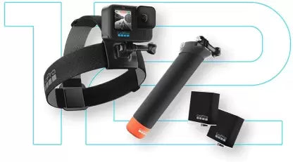 GoPro Hero12 Black Bundle Pack-Includes 2 Enduro Batteries Sports and Action Camera  (Black, 27 MP)