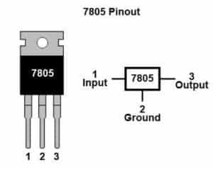 7805 Voltage regulator IC - The Tech Depot