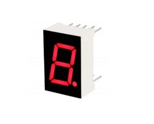 0.56 inch Red 1 Digit 7 Segment LED Display 10pin
