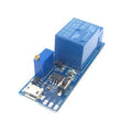 5V-30V Delay Relay Timer Module Trigger Delay Switch Micro USB Power Adjustable Relay Module - The Tech Depot