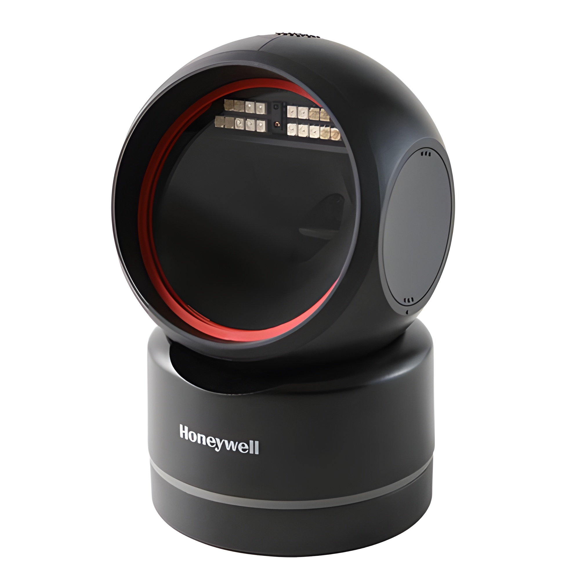 Honeywell Orbit HF680 2D hands-free area-imaging presentation barcode scanner in black