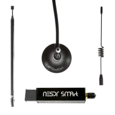 Nooelec NESDR SMArt v4 Bundle - Premium RTL-SDR with Aluminum Enclosure, 0.5PPM TCXO, SMA Input and 3 Antennas RTL2832U and R820T2-Based