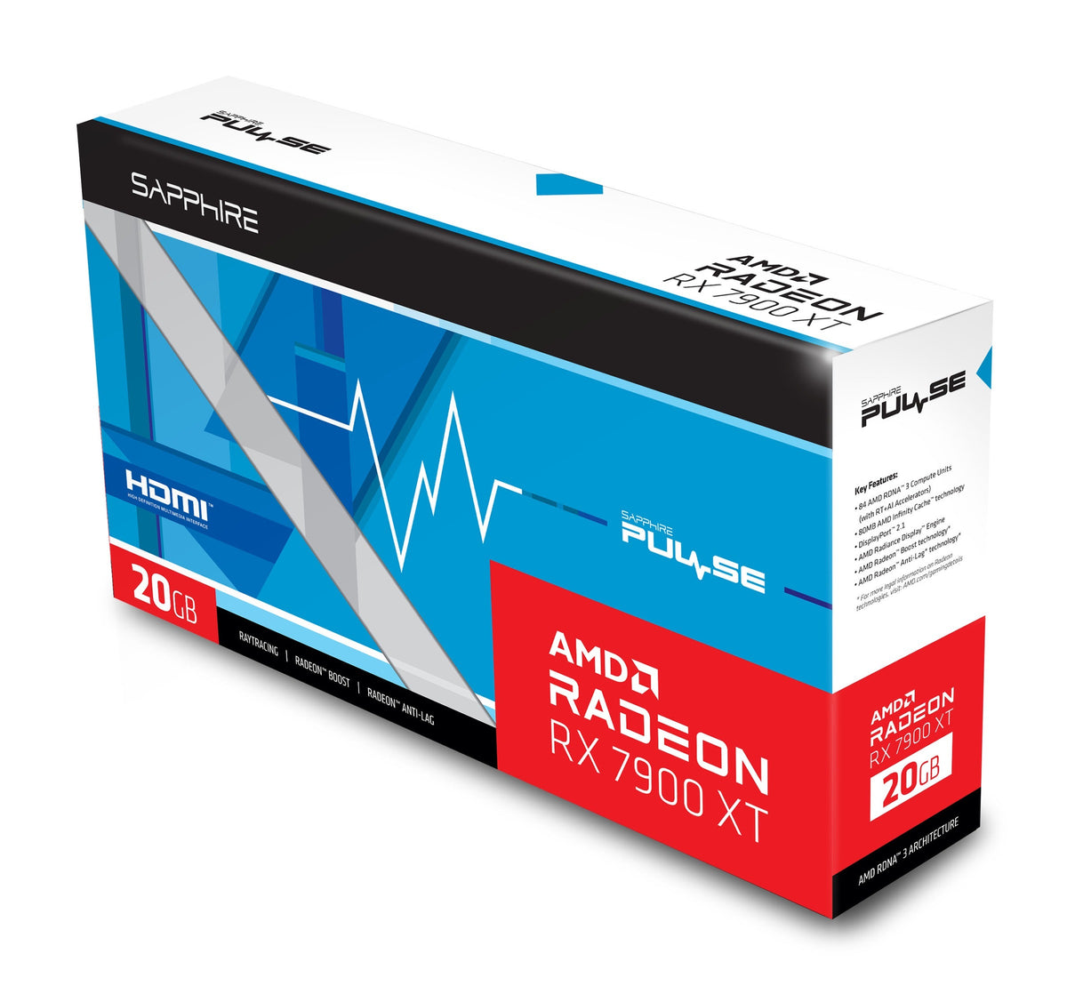 Sapphire Radeon RX 7900 XT Pulse 20GB GDDR6 Graphics Card