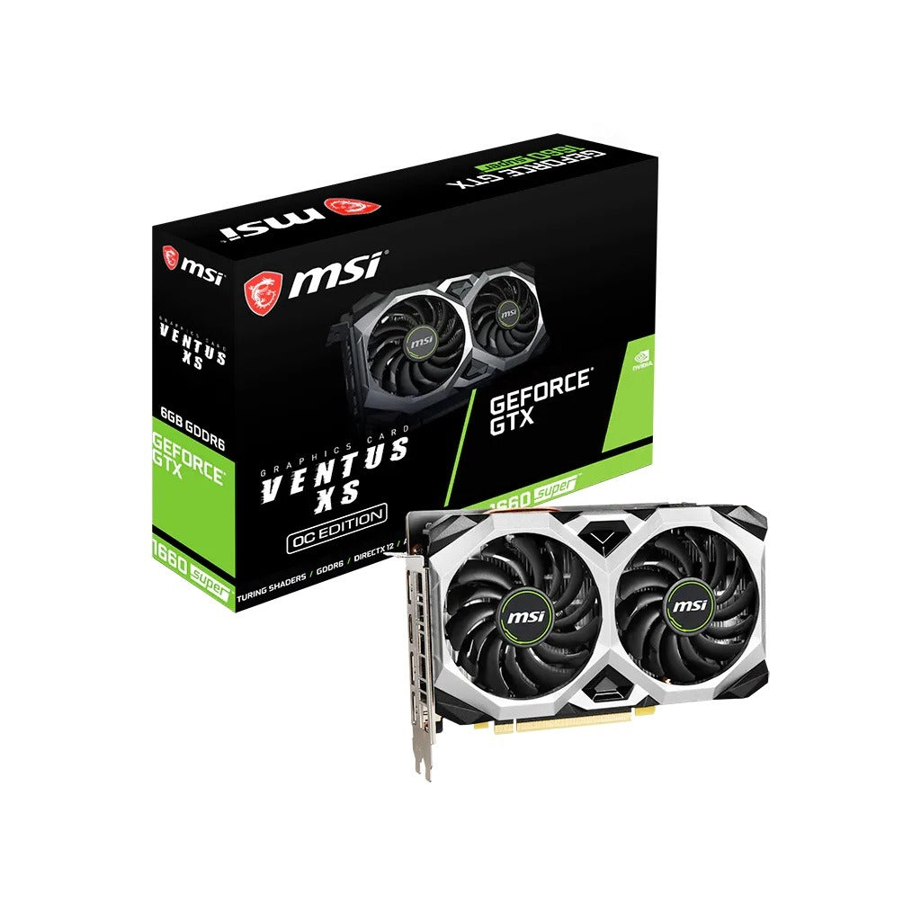 MSI GeForce GTX 1660 Super Ventus XS OC 6GB GDDR6 Graphics Card