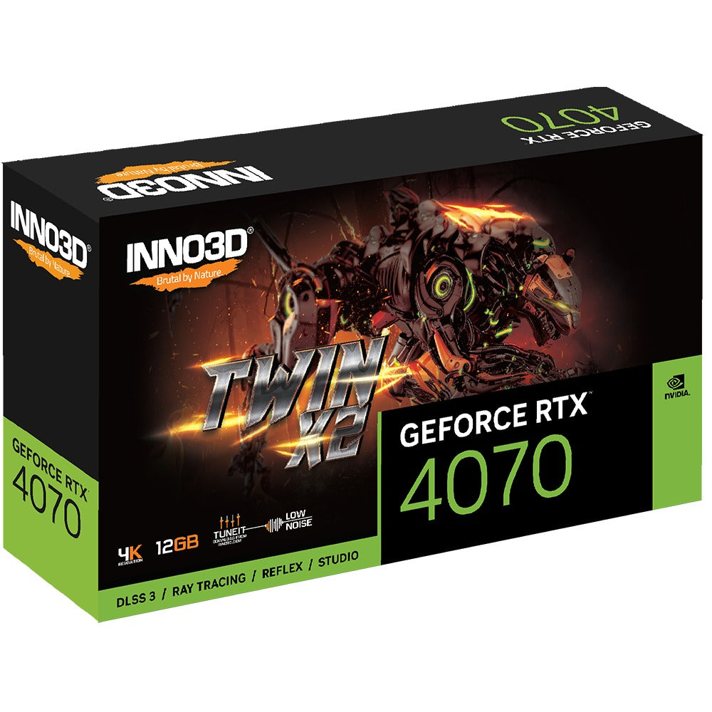Inno3D GeForce RTX 4070 Twin X2 12GB GDDR6X Graphics Card