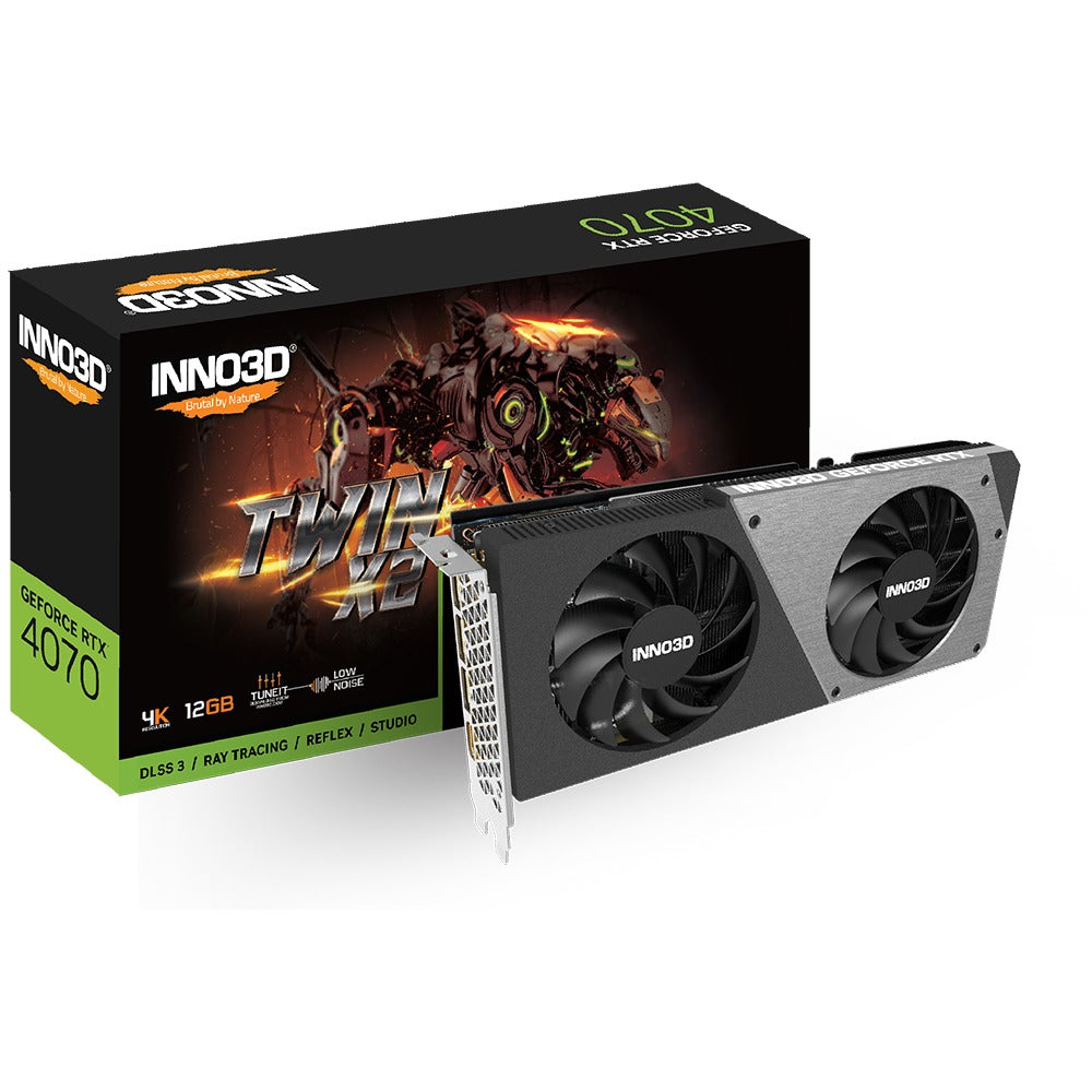 Inno3D GeForce RTX 4070 Twin X2 12GB GDDR6X Graphics Card