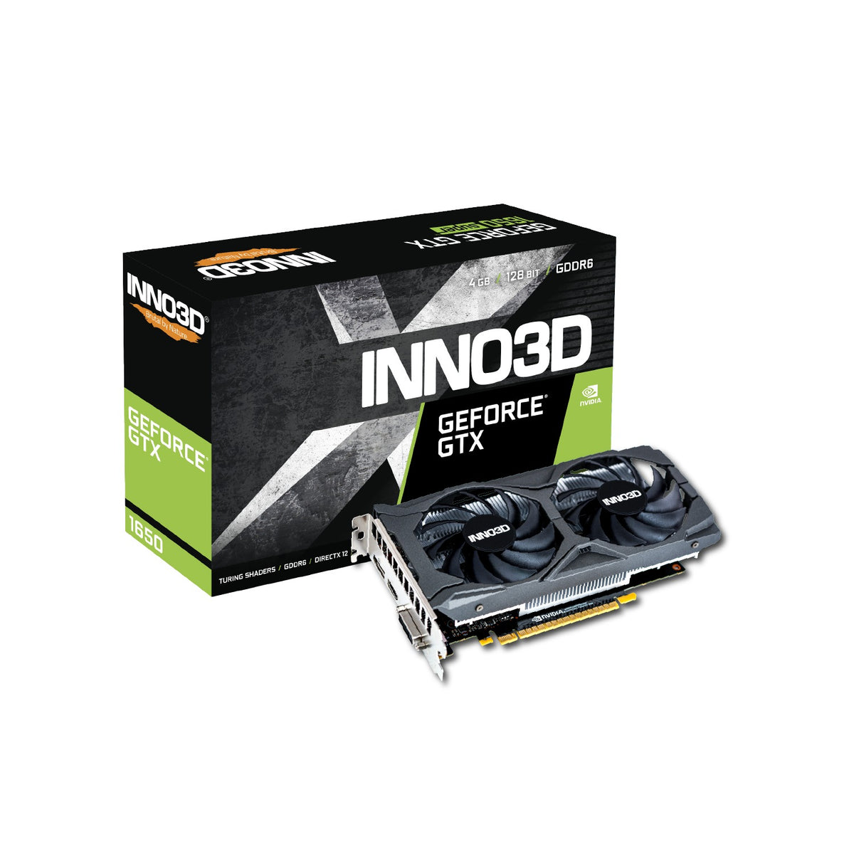 Inno3D GeForce GTX 1650 Twin X2 OC V2 4GB GDDR6 Graphics Card