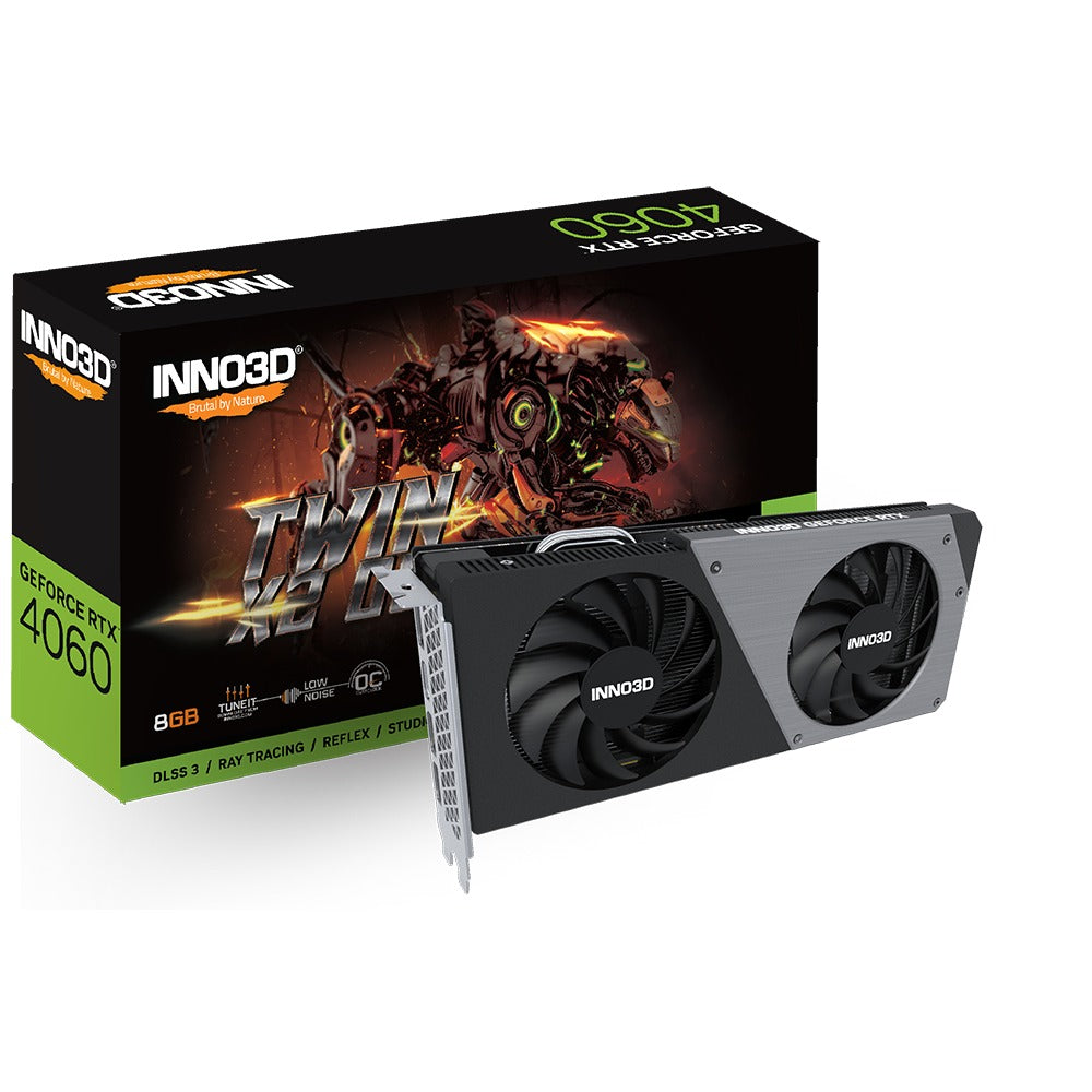 Inno3D GeForce RTX 4060 Twin X2 OC 8GB GDDR6 Graphics Card