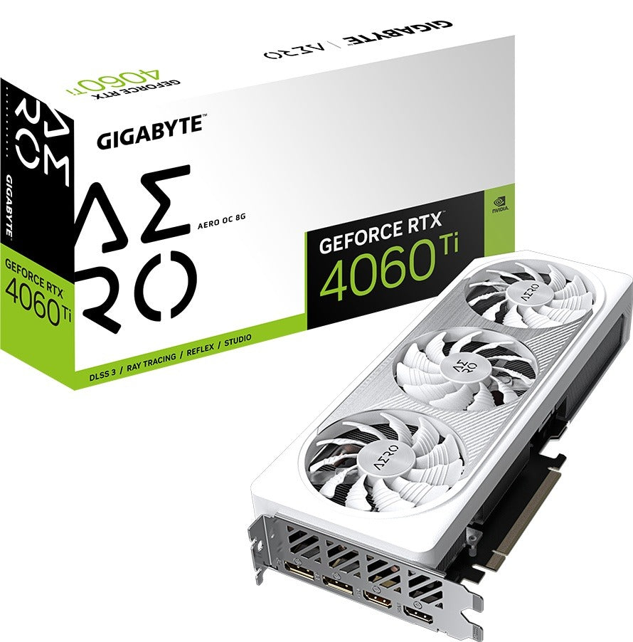 Gigabyte GeForce RTX 4060 Ti Aero OC 8GB GDDR6 Graphics Card