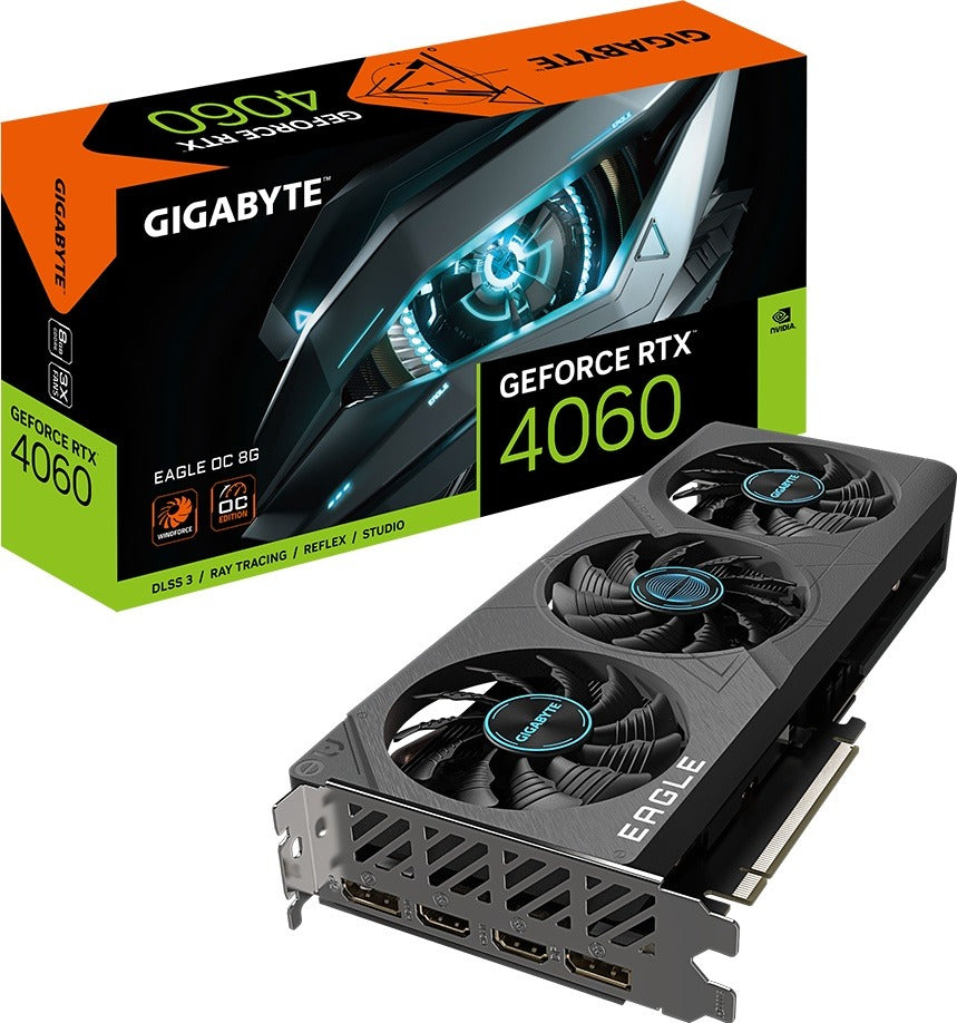 Gigabyte GeForce RTX 4060 Eagle OC 8GB GDDR6 Graphics Card