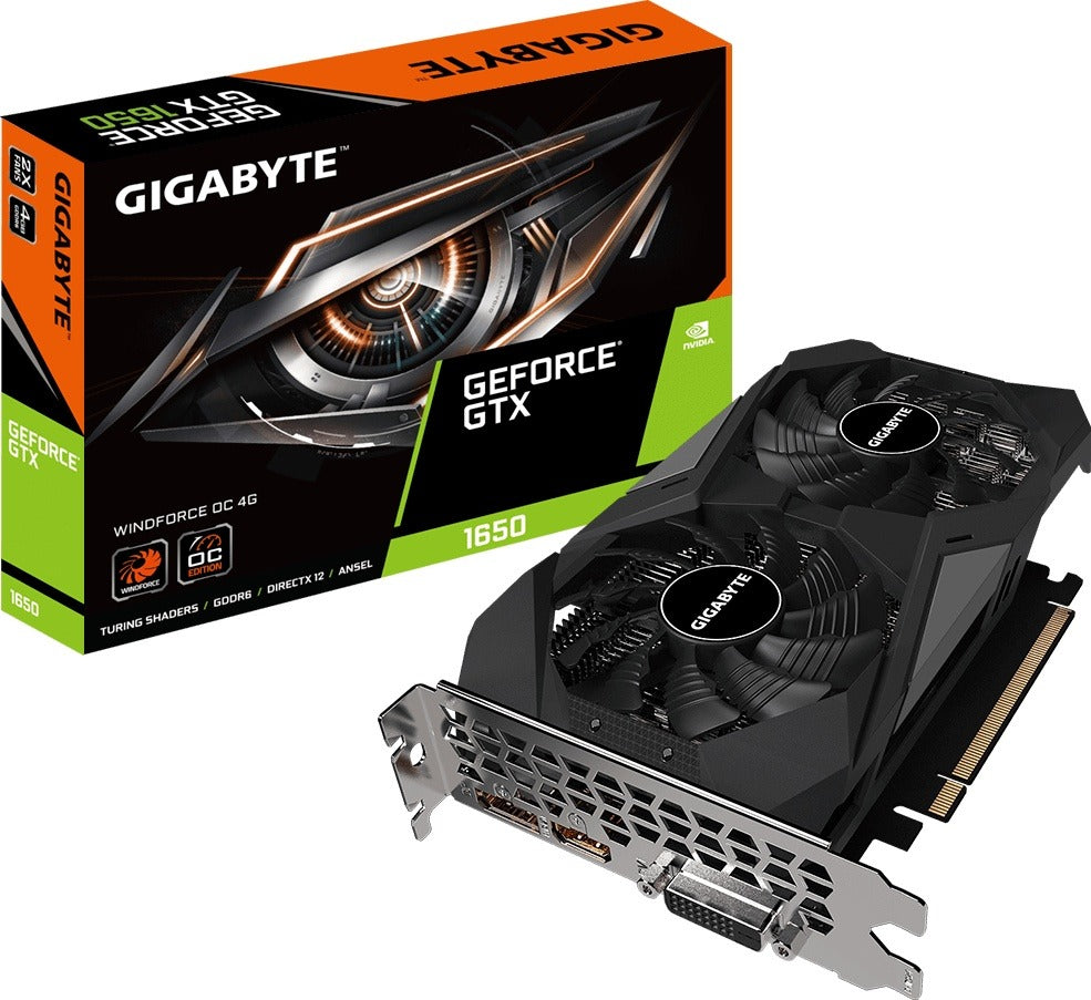 Gigabyte GeForce GTX 1650 D6 Windforce OC 4GB GDDR6 Graphics Card