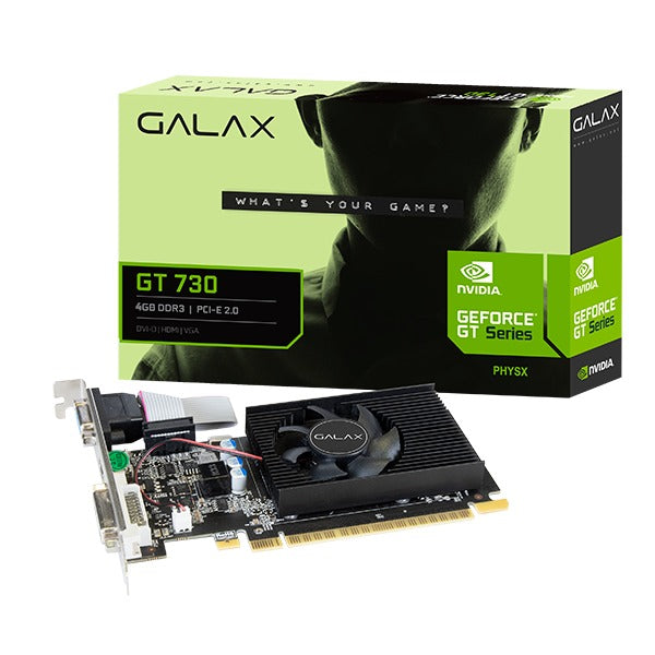 Galax GeForce GT 730 Low Profile 4GB DDR3 Graphics Card