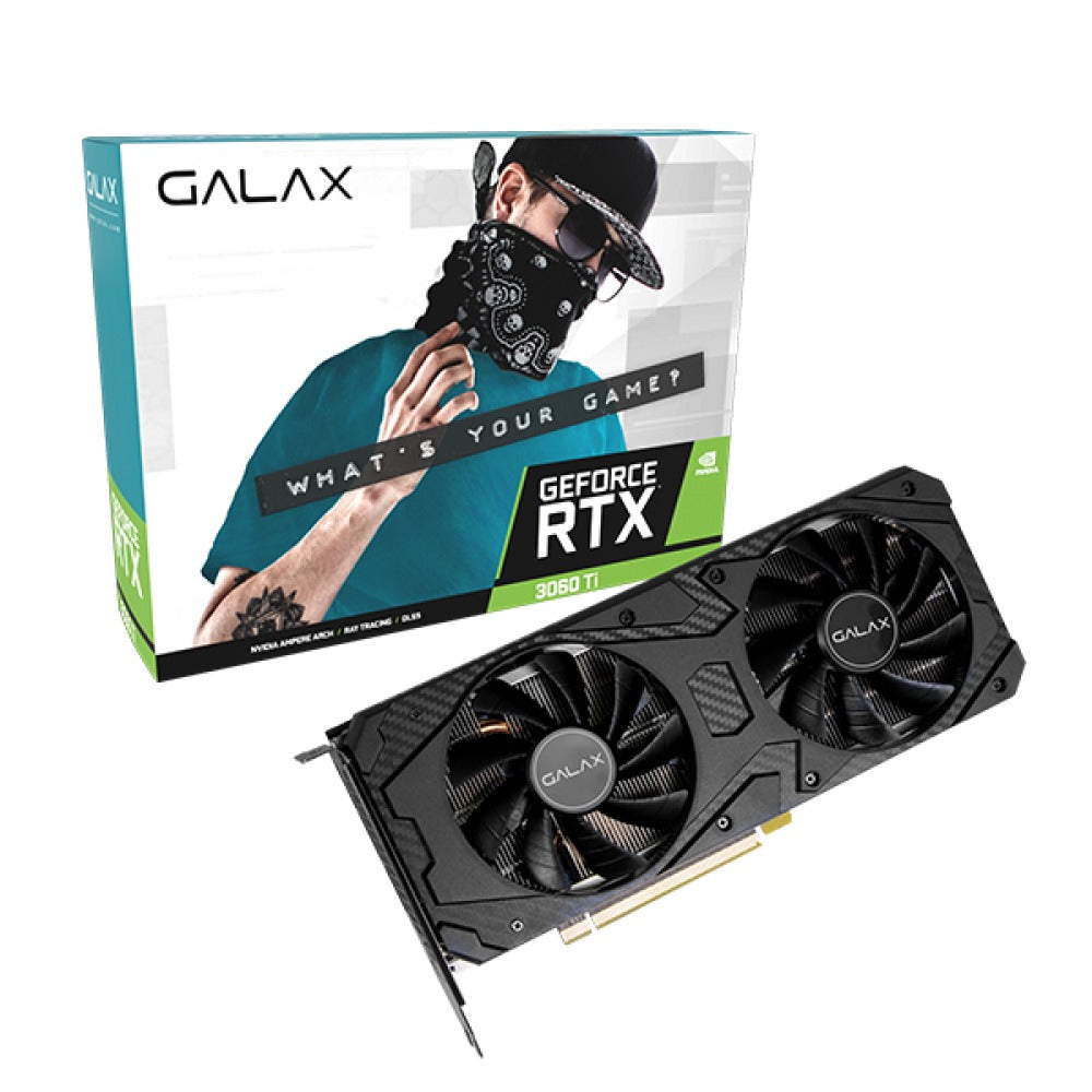 Galax GeForce RTX 3060 Ti 1-Click OC LHR 8GB GDDR6 Graphics Card