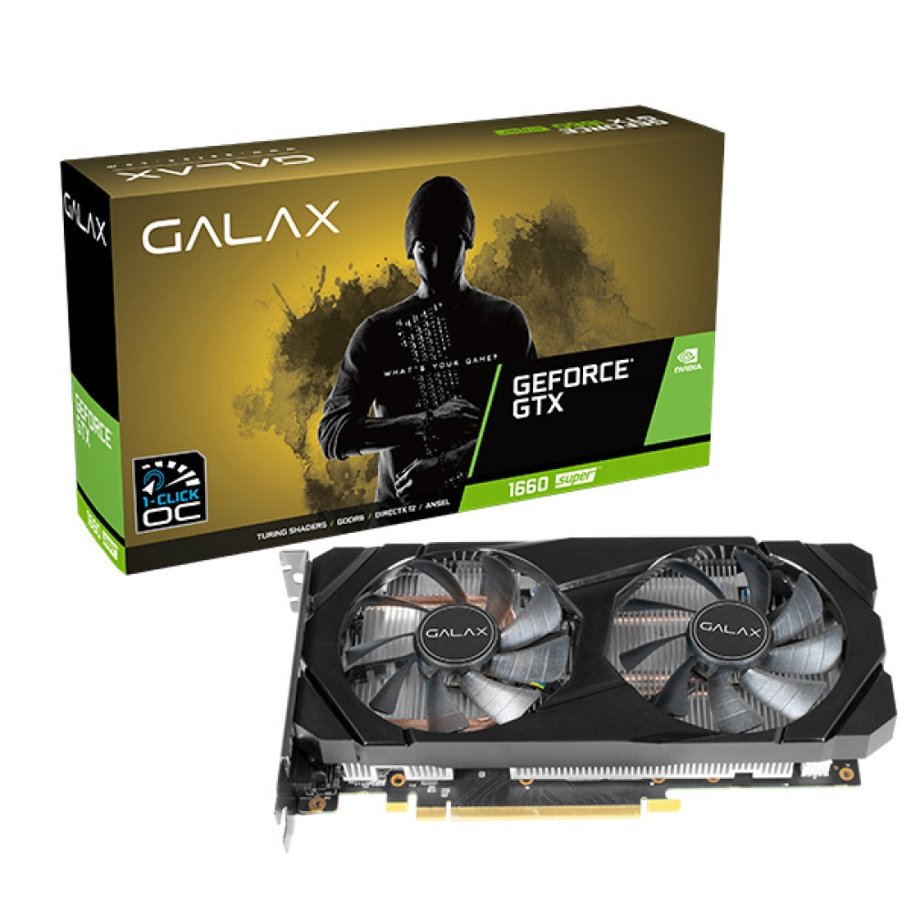 Galax GeForce GTX 1660 Super 1-Click OC 6GB GDDR6 Graphics Card