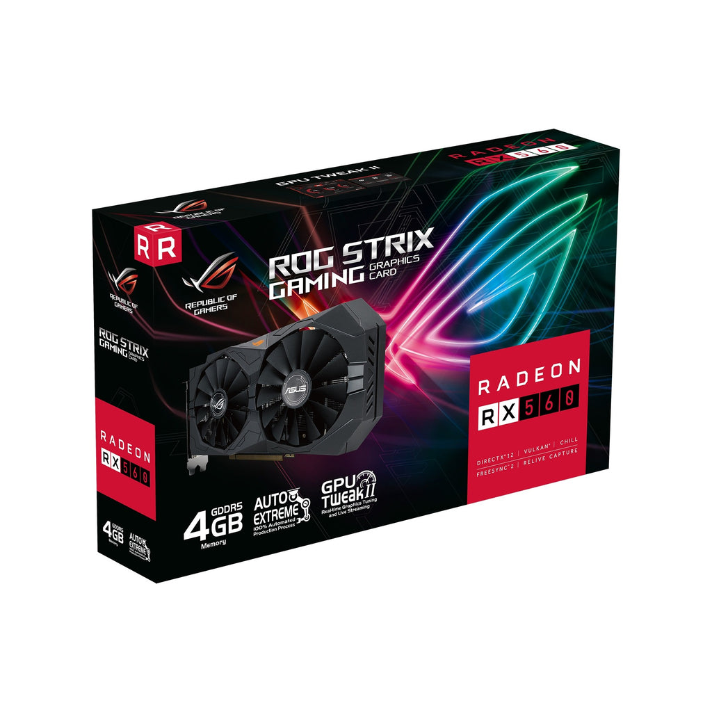 ASUS Radeon RX 560 ROG Strix V2 4GB GDDR5 Graphics Card