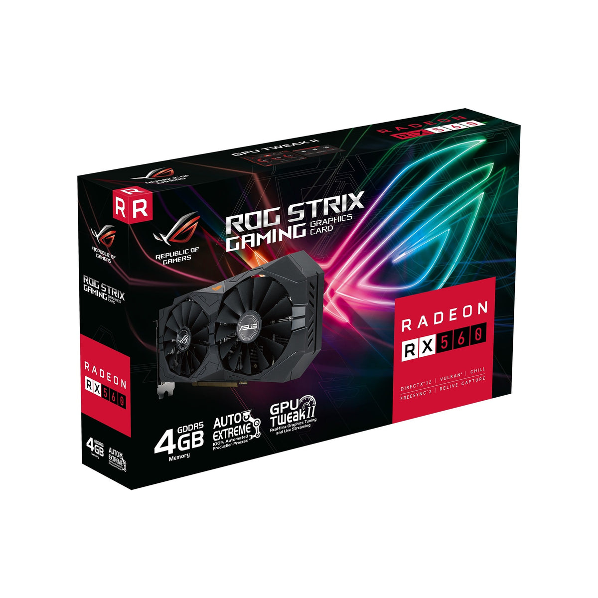 ASUS Radeon RX 560 ROG Strix V2 4GB GDDR5 Graphics Card