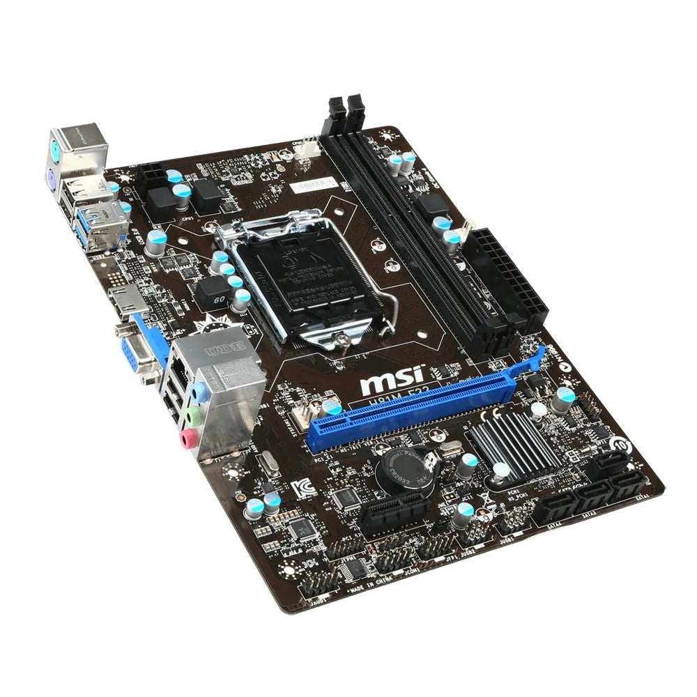 MSI H81M-E33 Micro-ATX Motherboard – Intel H81, LGA 1150, DDR3