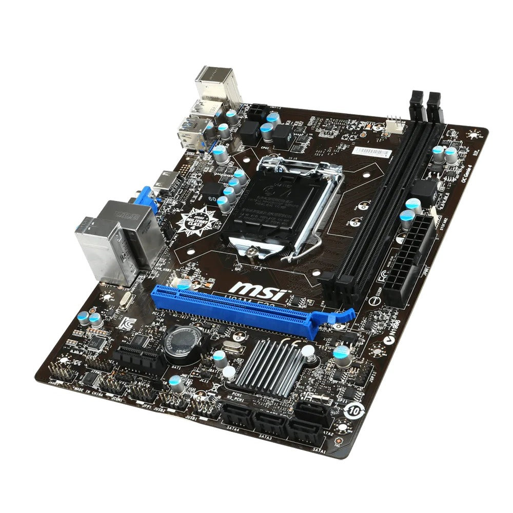 MSI H81M-E33 Micro-ATX Motherboard – Intel H81, LGA 1150, DDR3