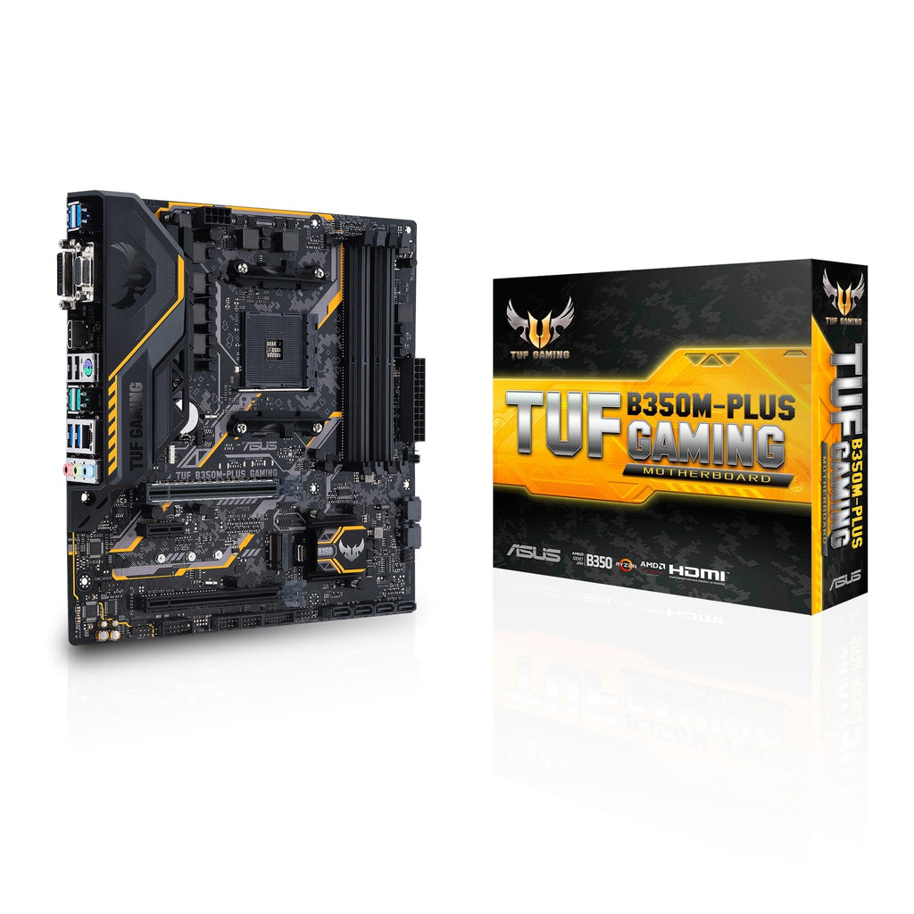 ASUS TUF B350M-Plus Gaming Micro-ATX Motherboard – AMD B350, AM4, DDR4