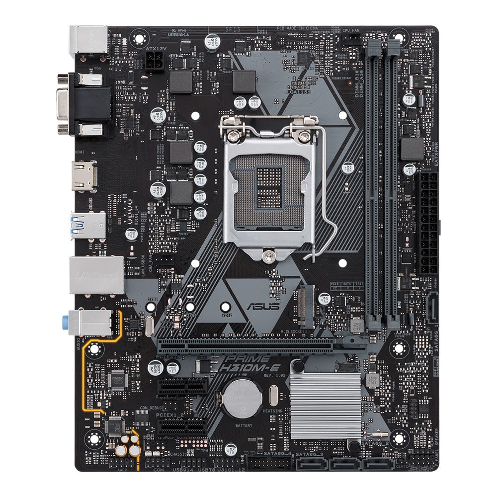 ASUS Prime H310M-E Micro-ATX Motherboard – Intel H310, LGA 1151, DDR4