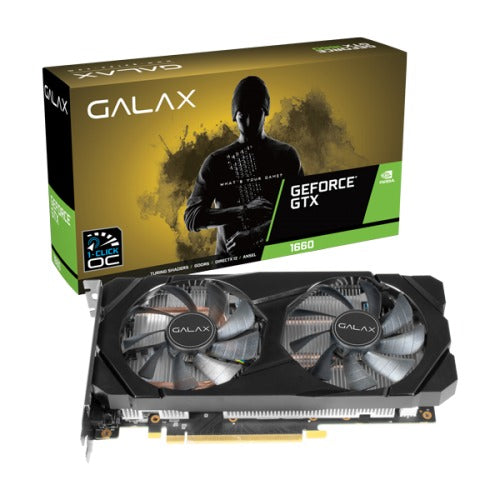 Galax GeForce GTX 1660 1-Click OC 6GB GDDR5 Graphics Card