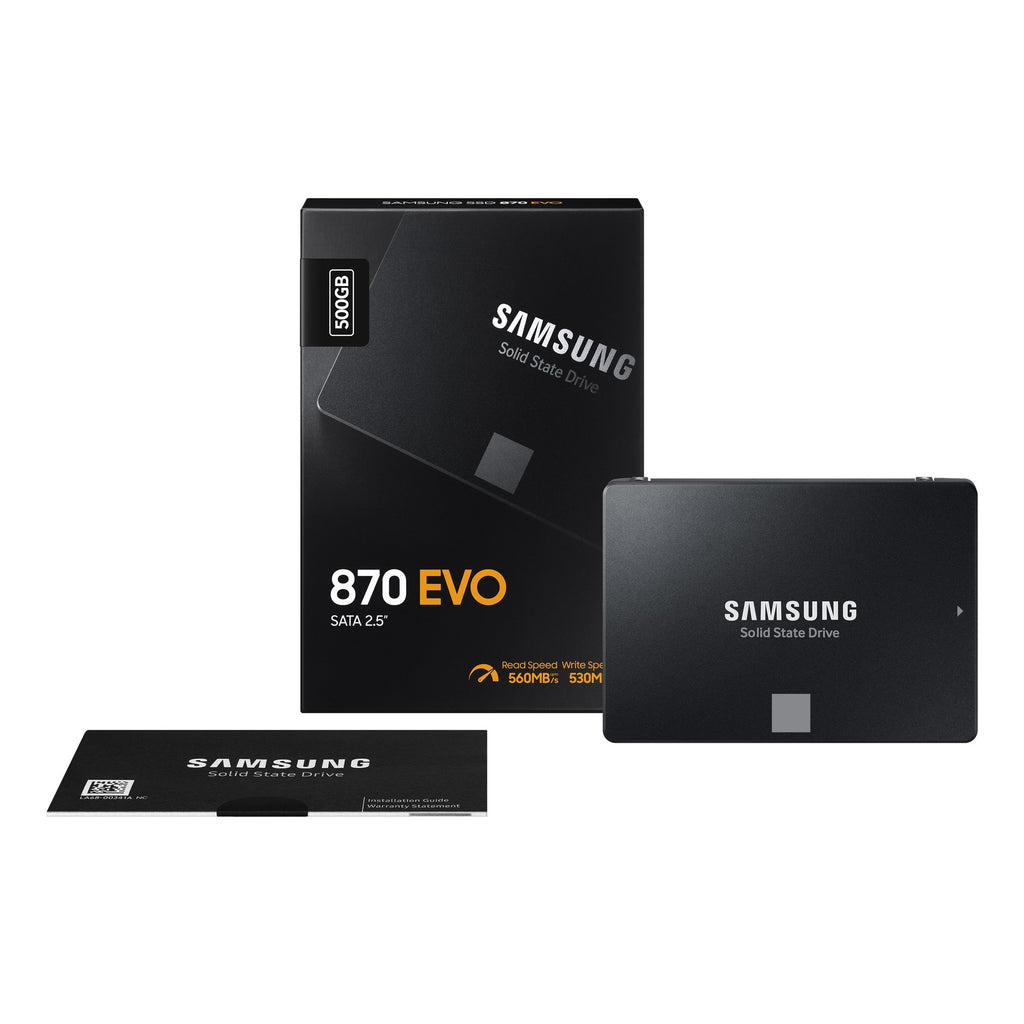 Samsung 870 EVO 500GB 2.5-inch SATA SSD – Internal Solid State Drive