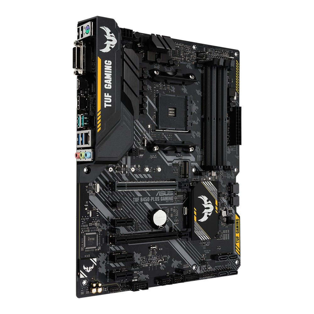 ASUS TUF B450-Plus Gaming ATX Motherboard – AMD B450, AM4, DDR4