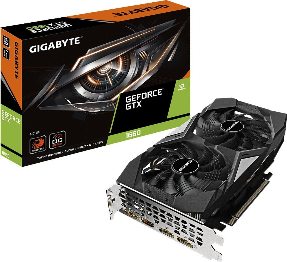 Gigabyte GeForce GTX 1660 OC 6GB GDDR5 Graphics Card