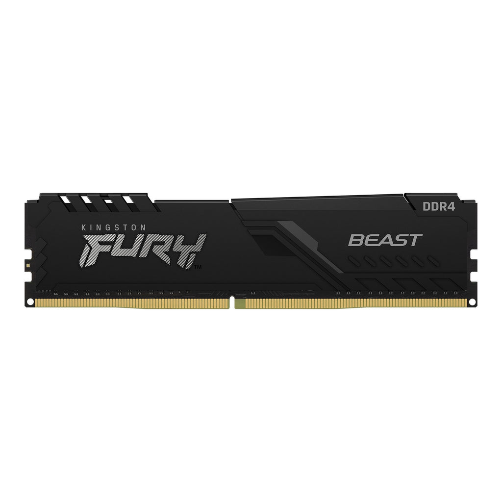 Kingston FURY Beast 8GB DDR4 3200MHz Desktop RAM (Black, Non-RGB) – 288-pin DIMM, CL16
