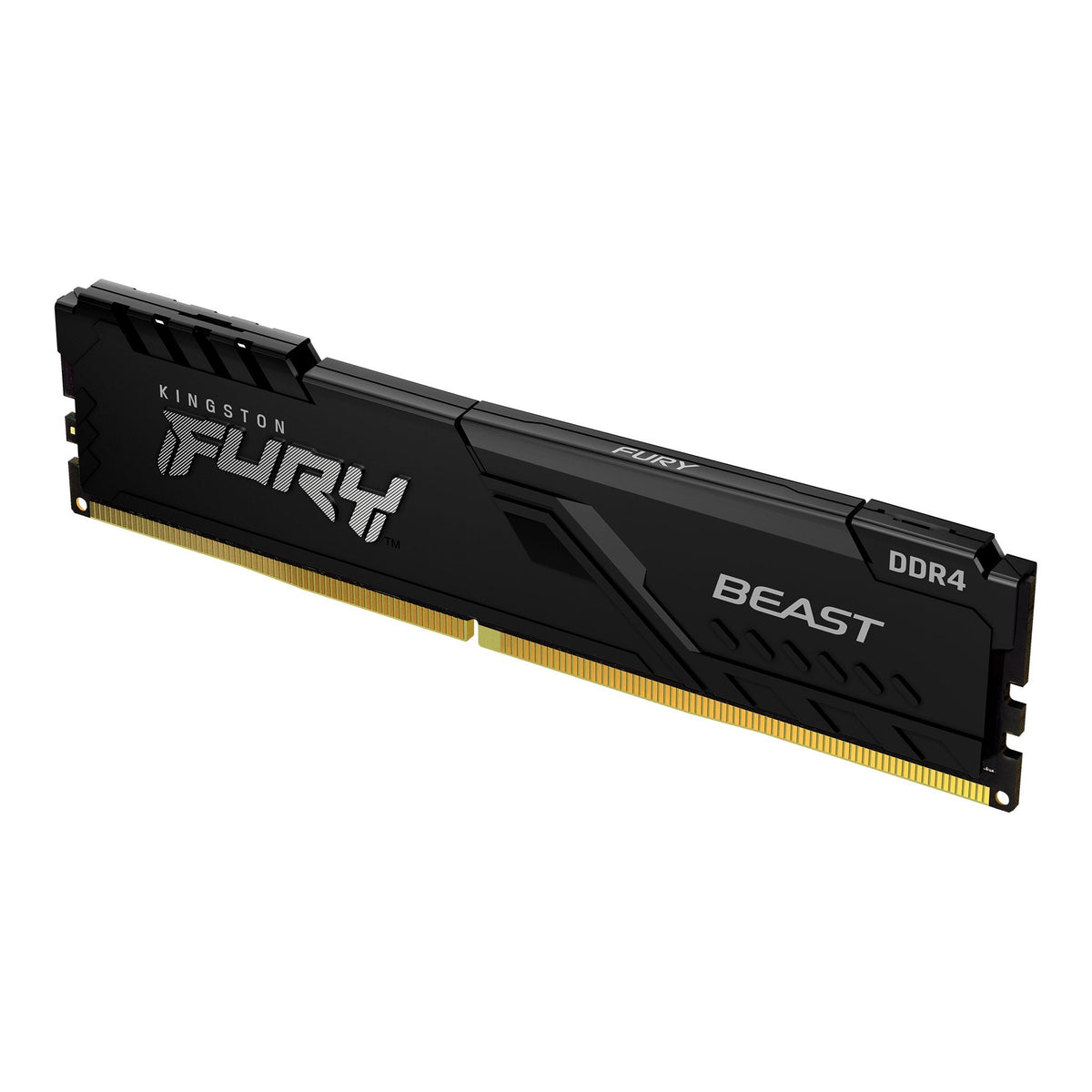 Kingston FURY Beast 8GB DDR4 3200MHz Desktop RAM (Black, Non-RGB) – 288-pin DIMM, CL16