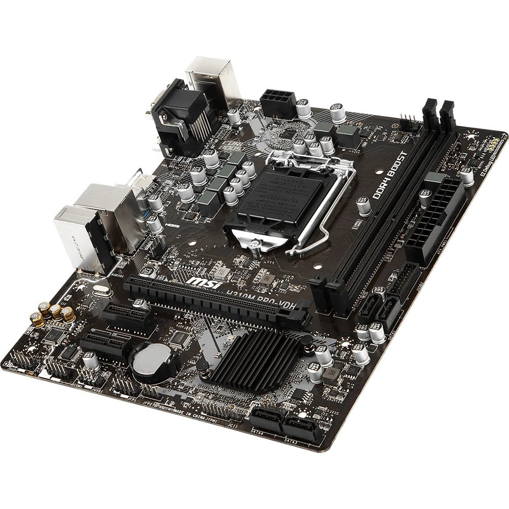 MSI H310M PRO-VDH Micro-ATX Motherboard – Intel H310, LGA 1151, DDR4