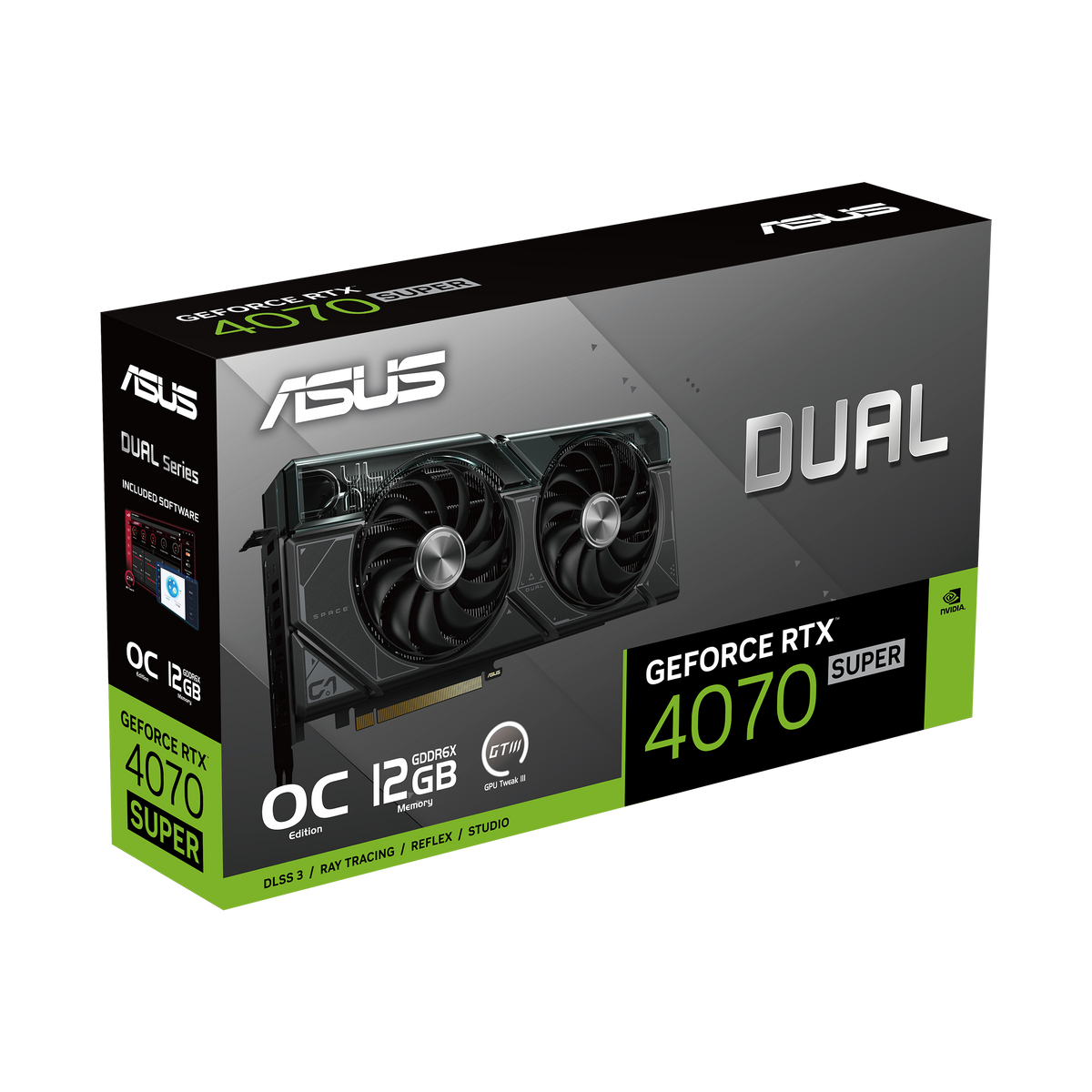 ASUS GeForce RTX 4070 Super Dual OC 12GB GDDR6X Graphics Card