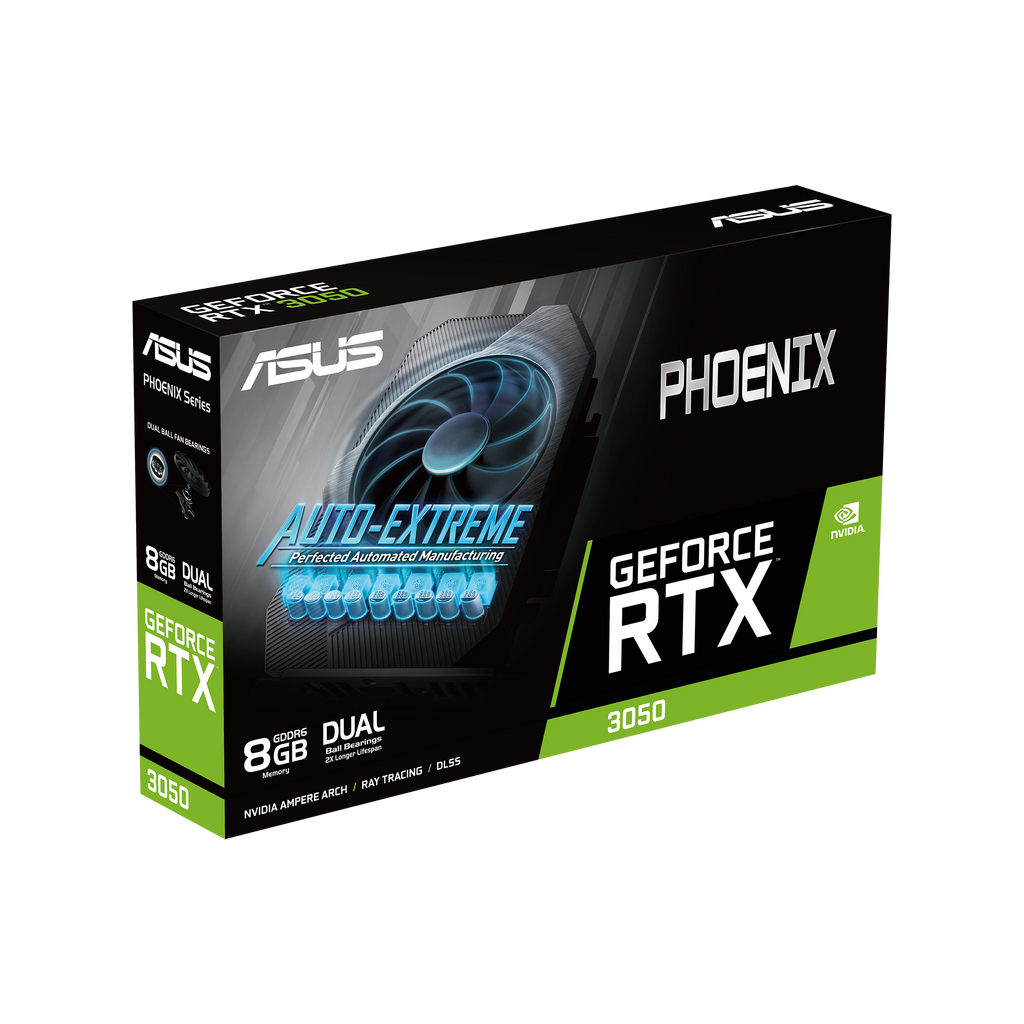 ASUS GeForce RTX 3050 Phoenix 8GB GDDR6 Graphics Card