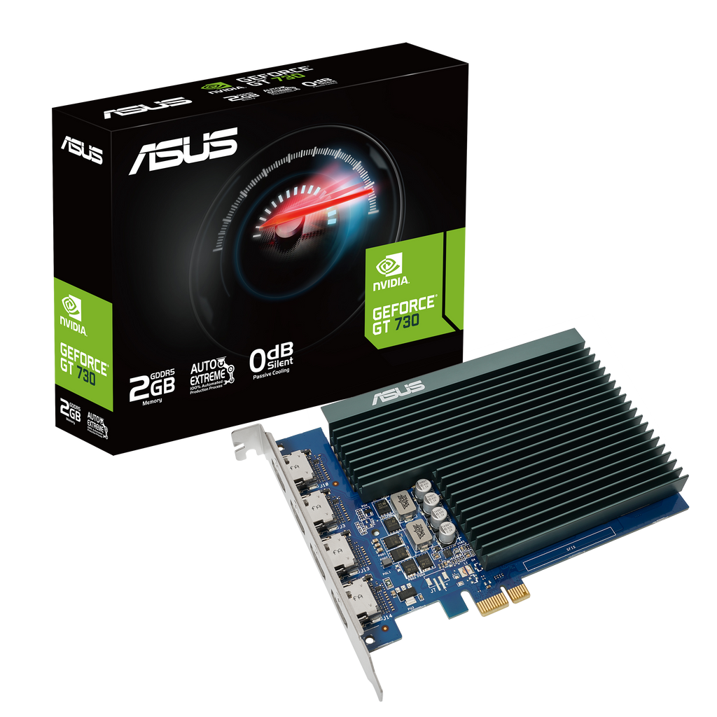 ASUS GeForce GT 730 4-HDMI 2GB GDDR5 Graphics Card