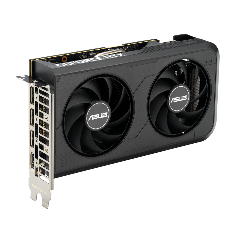 ASUS Dual GeForce RTX 5050 8GB OC Edition Graphics Card side view